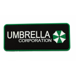 Шеврон Umbrella Corporation надпись PVC зеленая